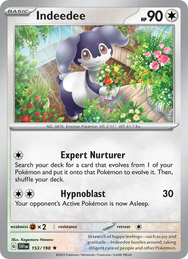 Indeedee 153 – Reverse Holo