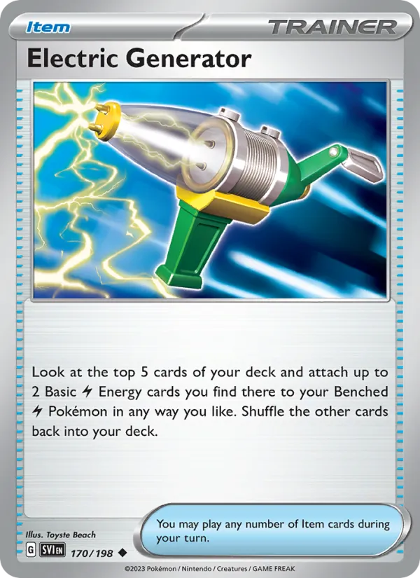 Electric Generator 170 – Non-holo