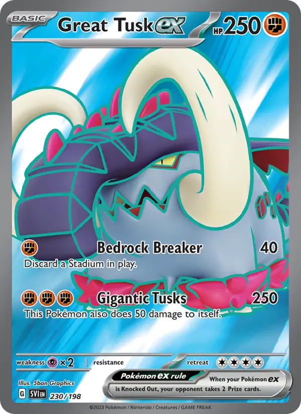 Great Tusk ex 230 – Holo