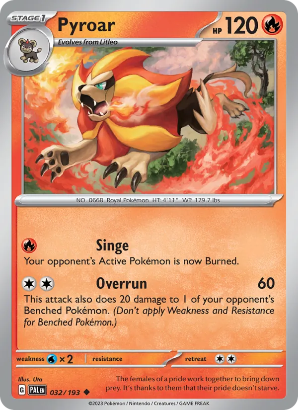 Pyroar 032 – Non-holo
