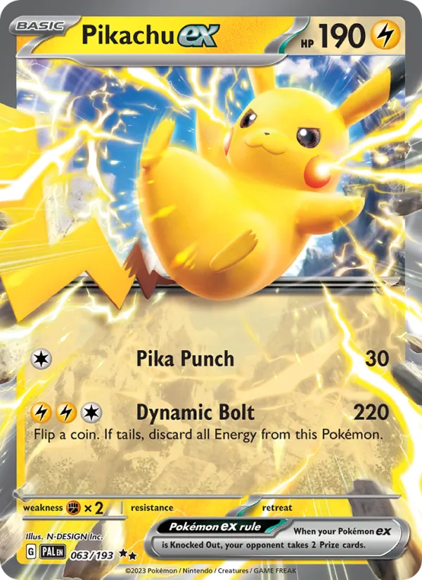 Pikachu ex 063 – Holo
