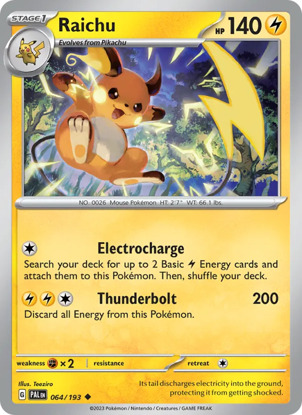 Raichu 064 – Non-holo