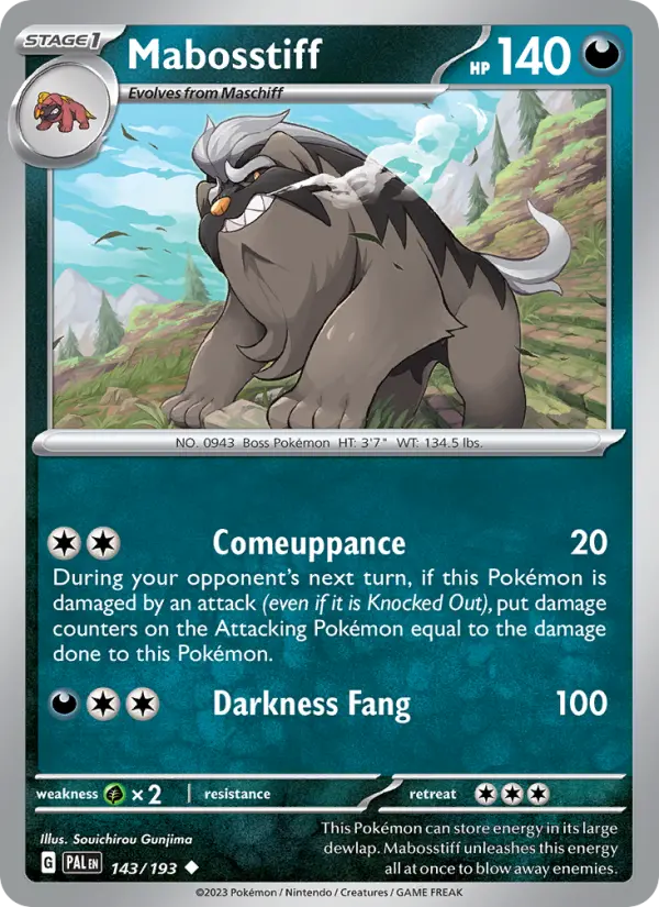 Mabosstiff 143 – Non-holo