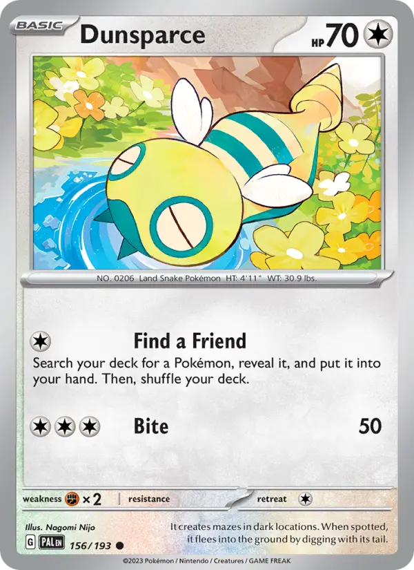 Dunsparce 156 – Non-holo