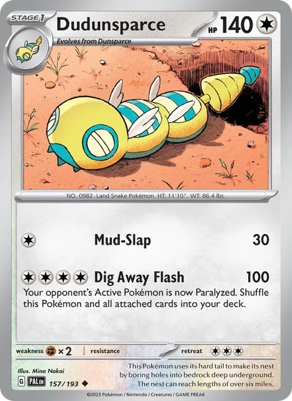 Dudunsparce 157 – Non-holo