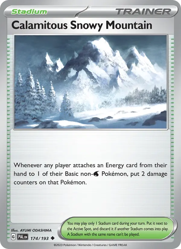Calamitous Snowy Mountain 174 – Non-holo