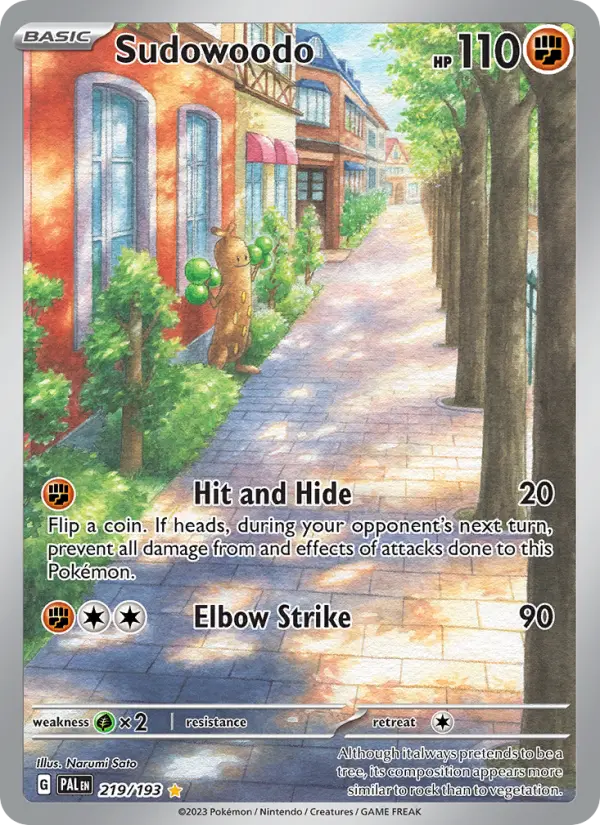 Sudowoodo 219 – Holo