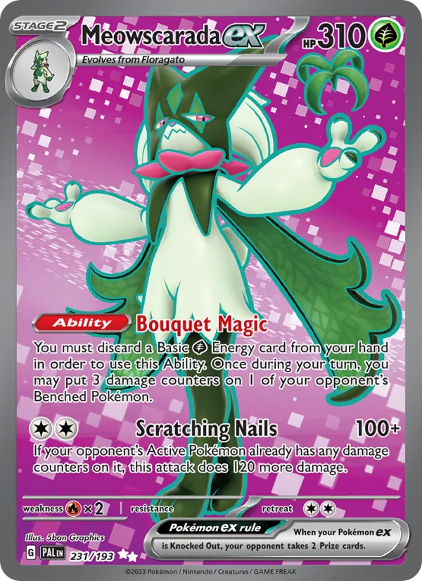 Meowscarada ex 231 – Holo