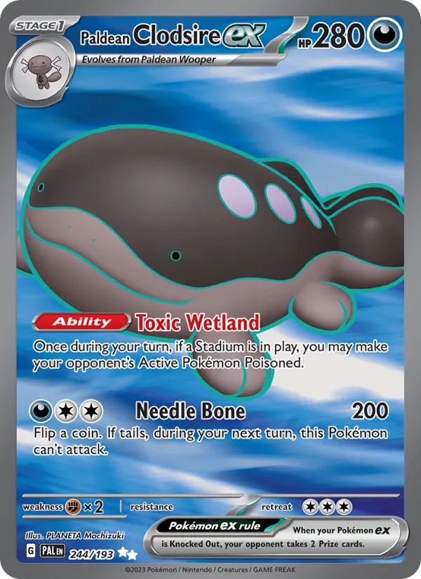 Paldean Clodsire ex 244 – Holo