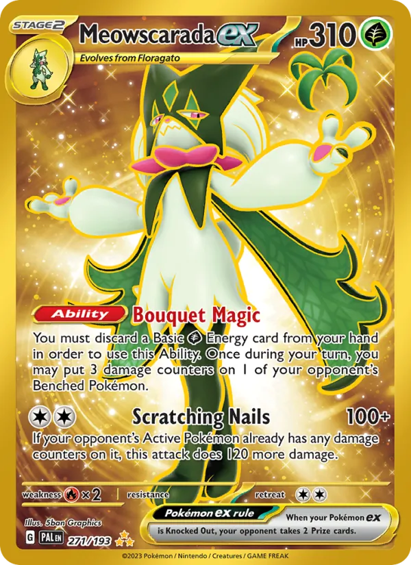 Meowscarada ex 271 – Holo