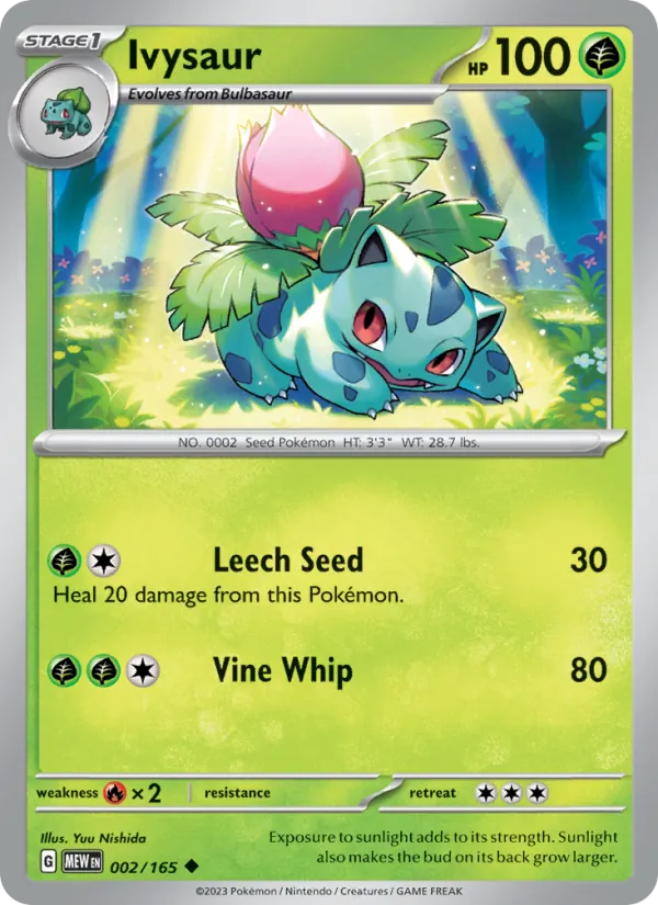 Ivysaur 002 – Non-holo