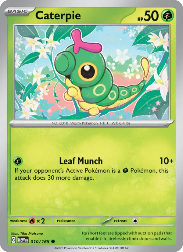 Caterpie 010 – Non-holo