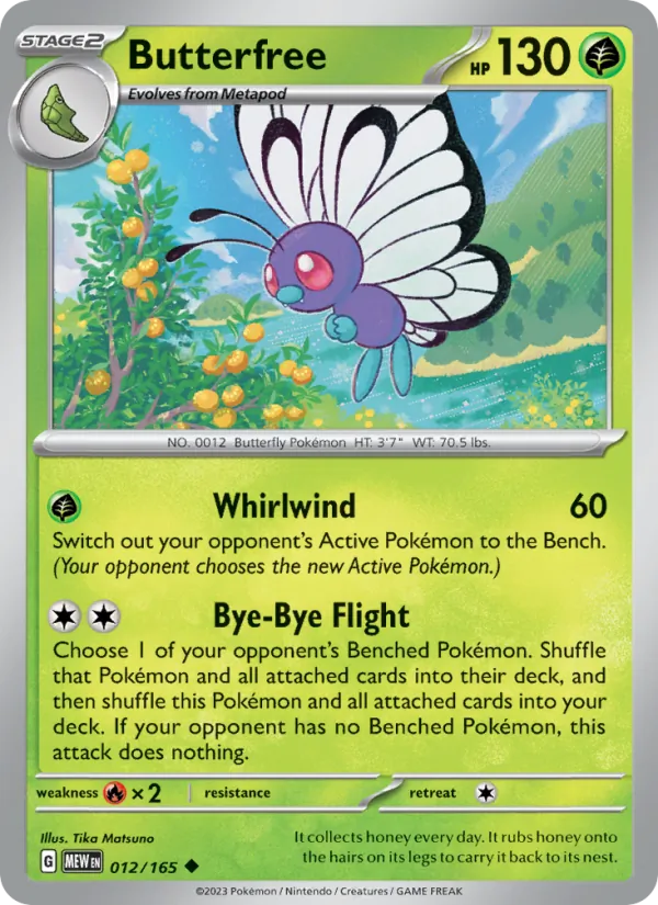 Butterfree 012 – Non-holo