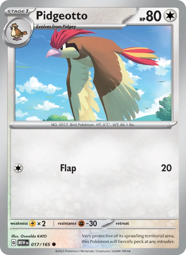 Pidgeotto 017 – Non-holo