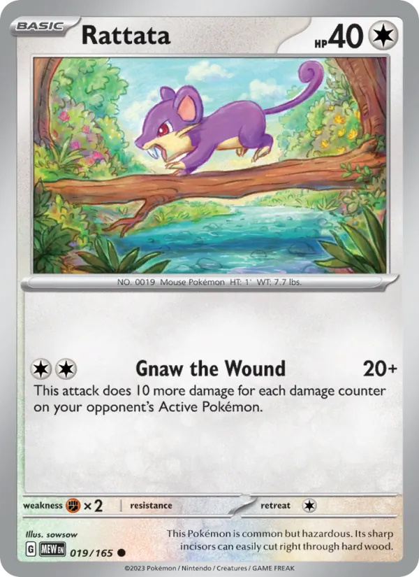 Rattata 019 – Non-holo
