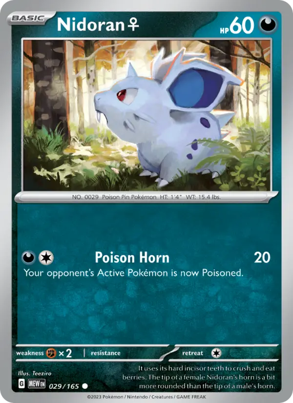 Nidoran♀ 029 – Non-holo