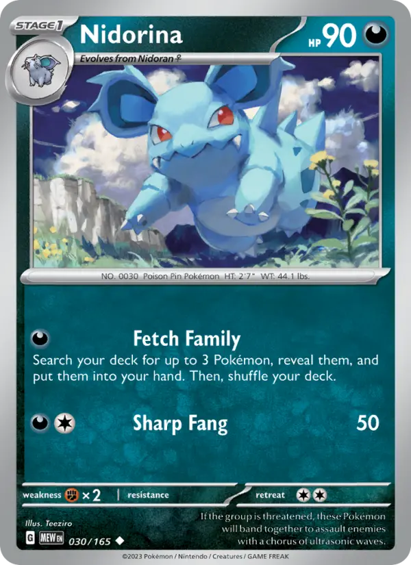 Nidorina 030 – Non-holo
