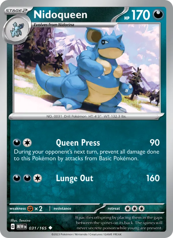 Nidoqueen 031 – Non-holo