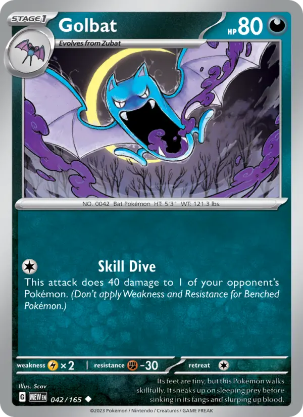 Golbat 042 – Non-holo