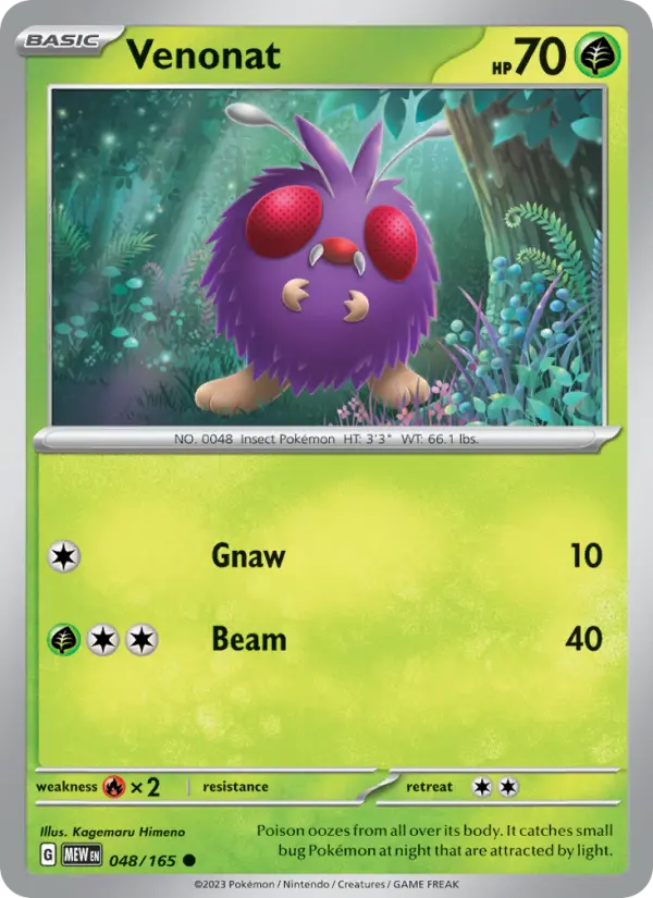 Venonat 048 – Non-holo