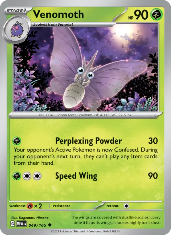 Venomoth 049 – Non-holo