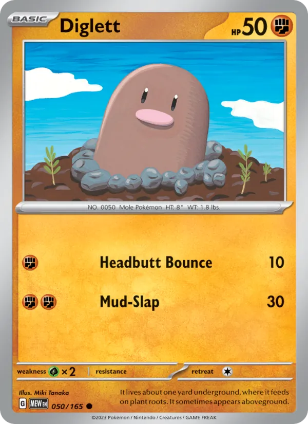 Diglett 050 – Non-holo