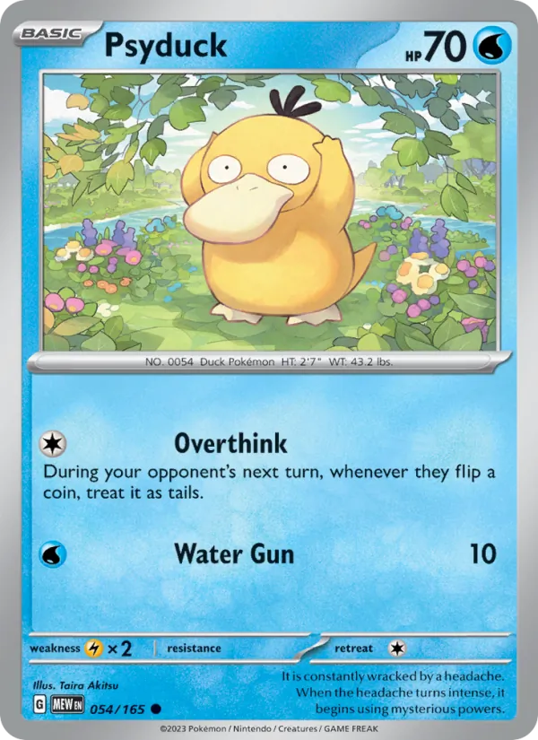 Psyduck 054 – Non-holo