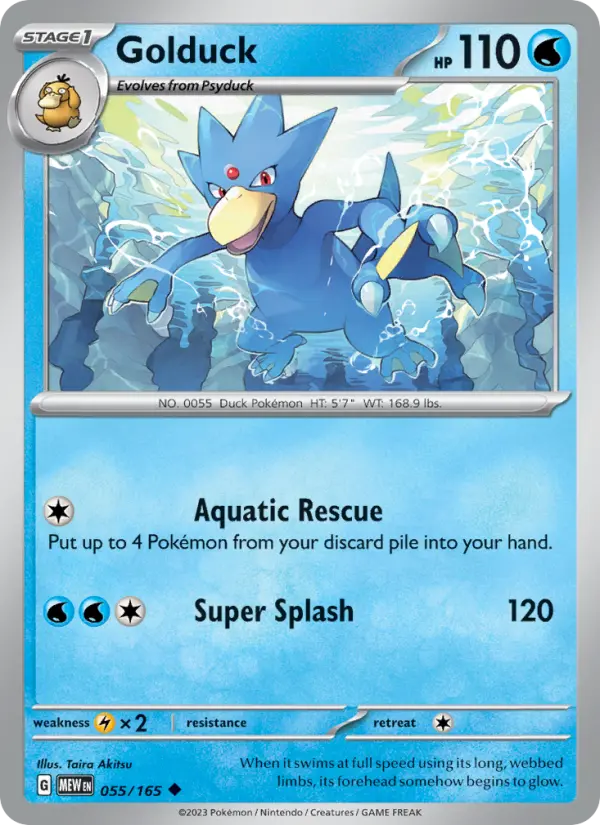 Golduck 055 – Non-holo