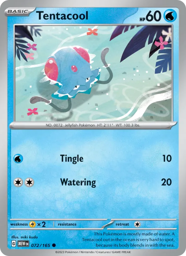 Tentacool 072 – Non-holo