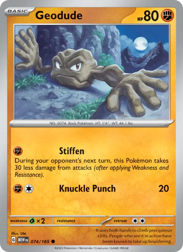 Geodude 074 – Non-holo