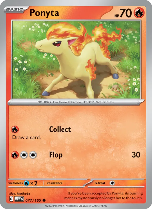 Ponyta 077 – Non-holo