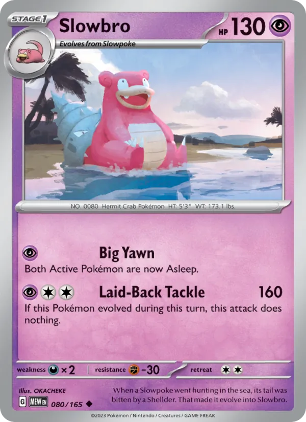 Slowbro 080 – Non-holo