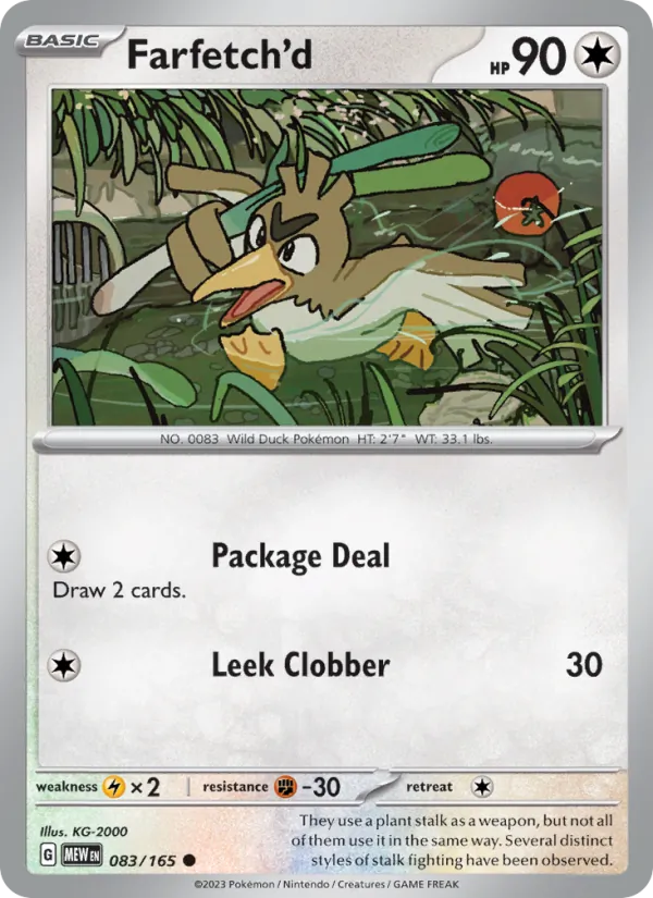 Farfetch'd 083 – Non-holo