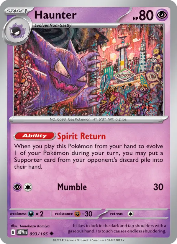 Haunter 093 – Non-holo