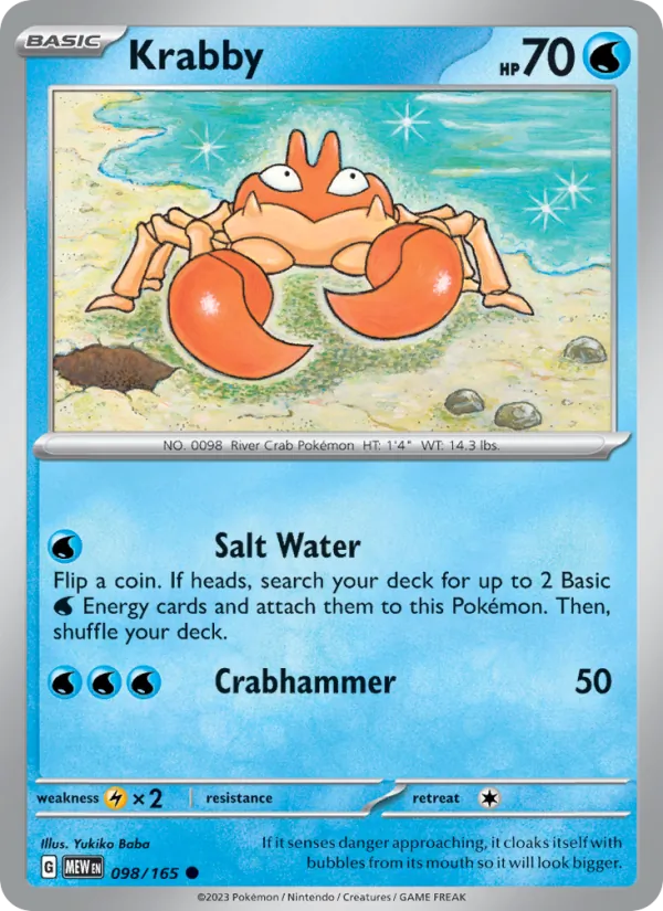 Krabby 098 – Non-holo