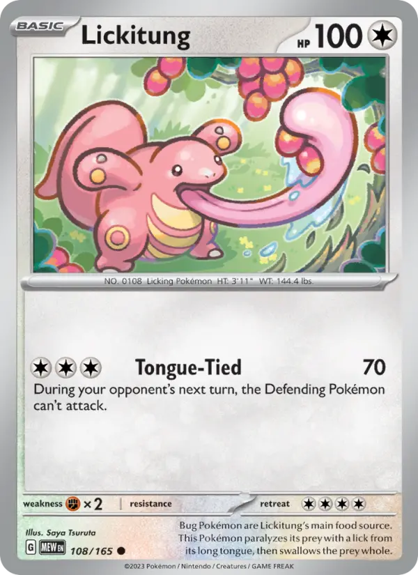 Lickitung 108 – Non-holo