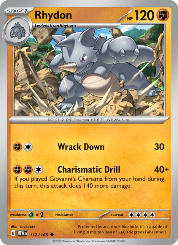 Rhydon 112 – Non-holo
