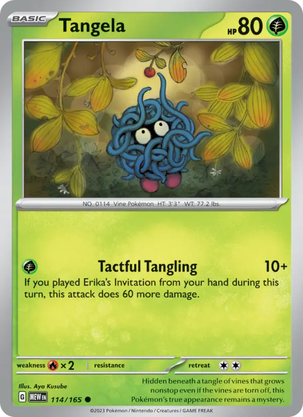 Tangela 114 – Non-holo