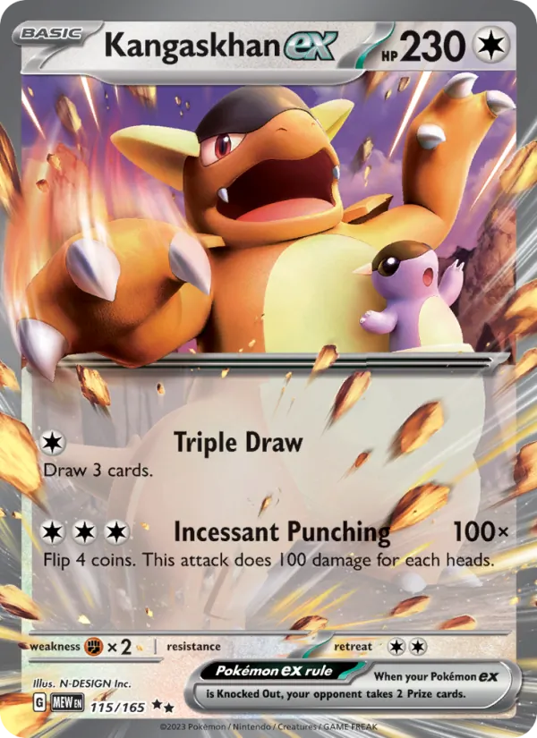 Kangaskhan ex 115 – Holo