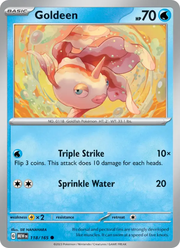 Goldeen 118 – Non-holo