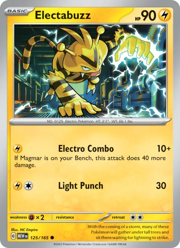 Electabuzz 125 – Non-holo
