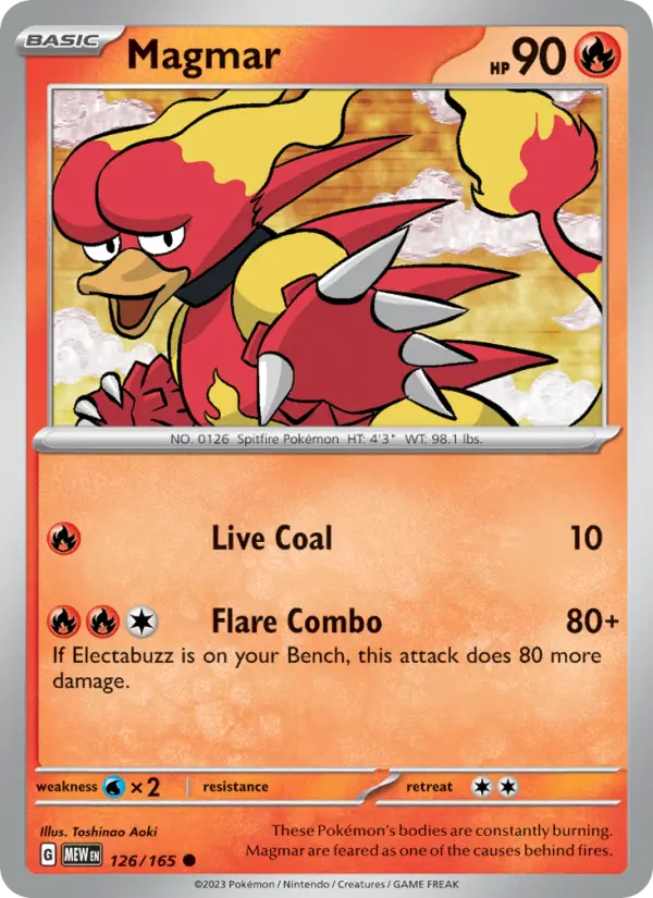 Magmar 126 – Non-holo