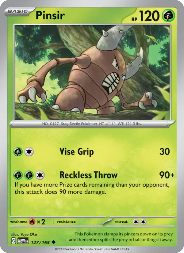 Pinsir 127 – Non-holo