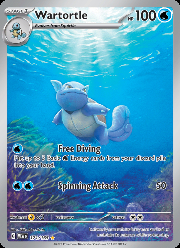 Wartortle card photo