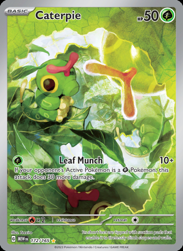 Caterpie card photo
