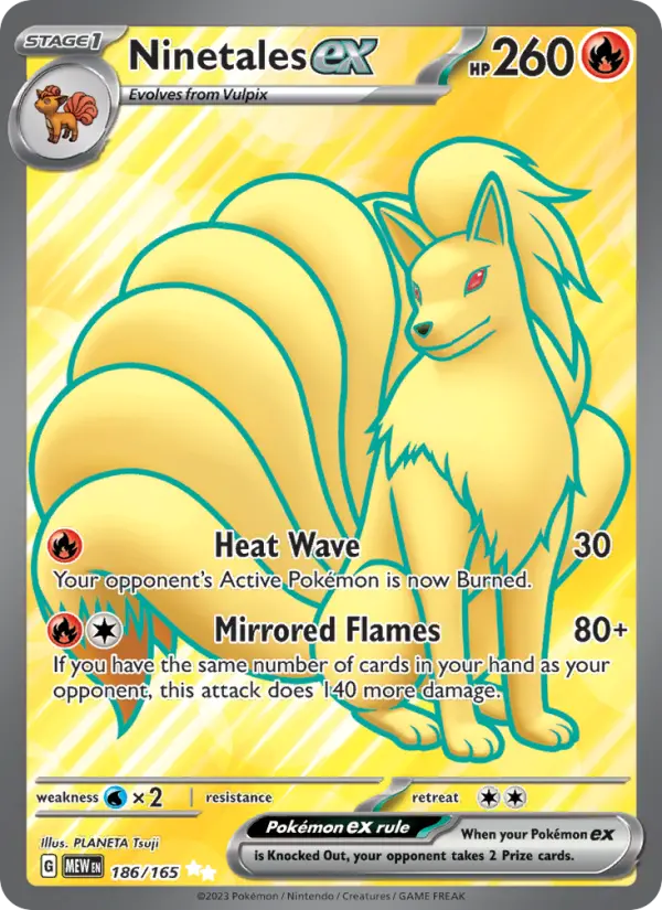 Ninetales ex 186 – Holo