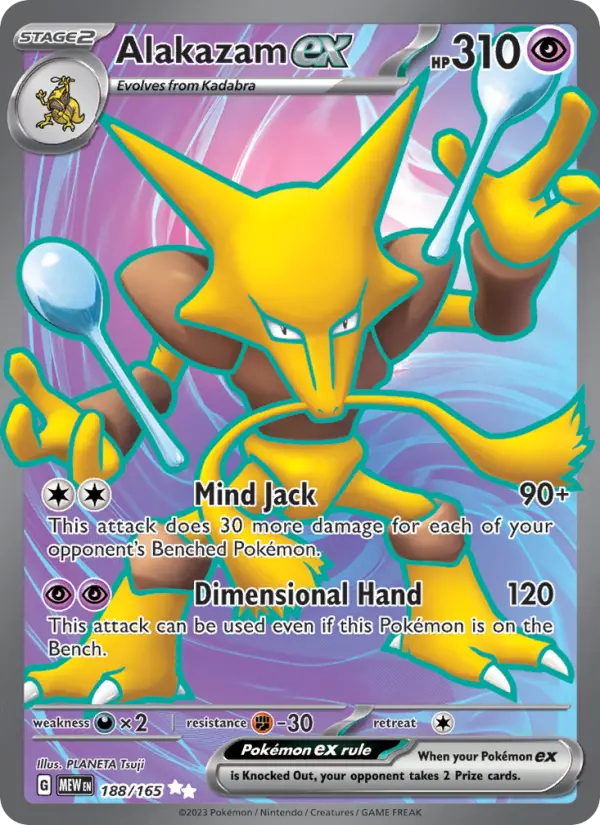 Alakazam ex 188 – Holo