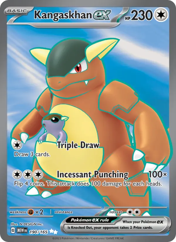 Kangaskhan ex 190 – Holo
