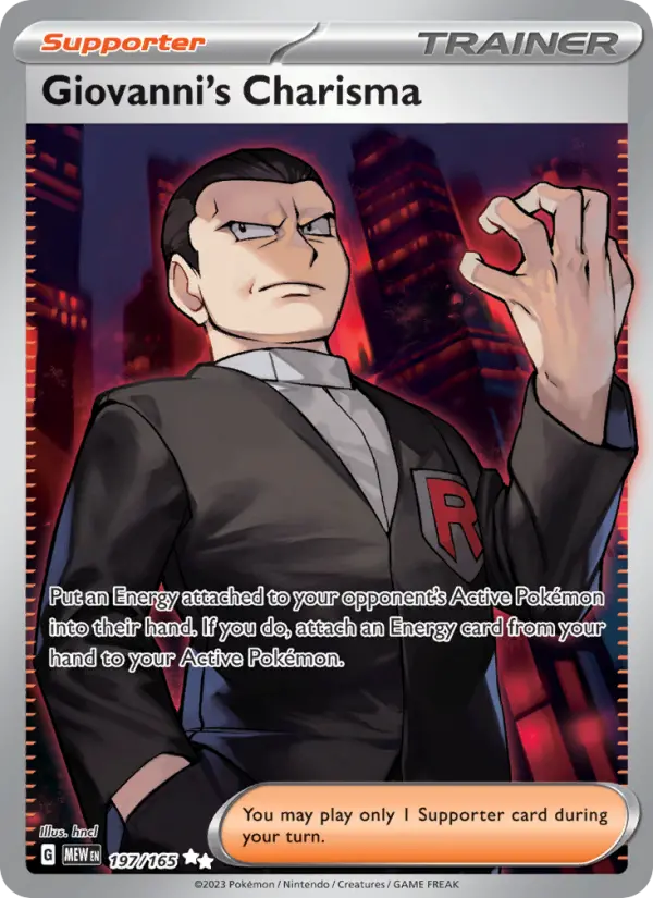 Giovanni's Charisma 197 – Holo