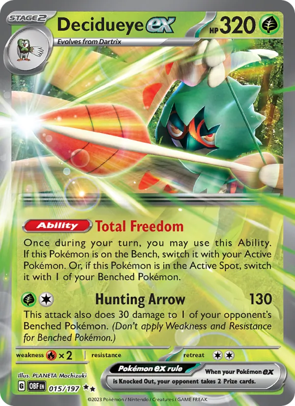 Decidueye ex 015 – Holo